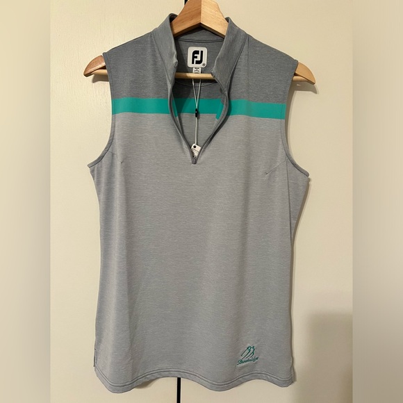 Women’s FJ Golf Tank Polo - Picture 1 of 4